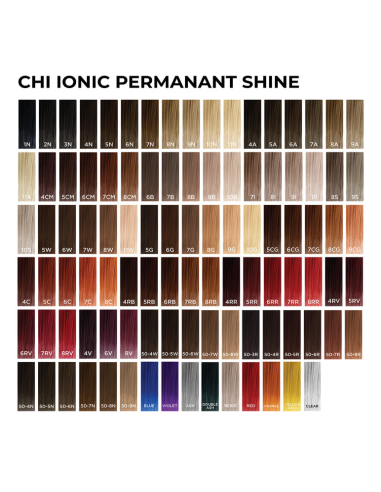 CHI IONIC Kestokiilto - 10 kpl 89 g
