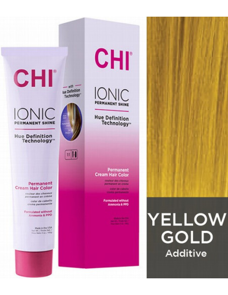 CHI IONIC Kestokiilto - KELTAINEN KULTA-LISÄAINE 89g