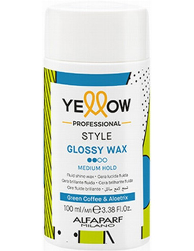YELLOW STYLE GLOSSY WAX keskivahva...