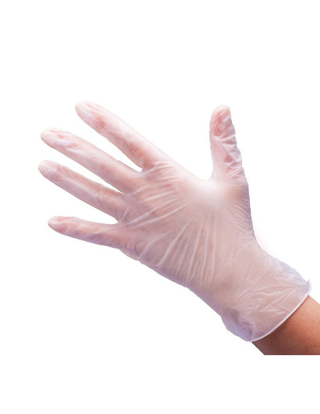 Vinylex-käsineet | Vinyyli | Puuterittomat (Suuri, 8-9) 100 kpl.