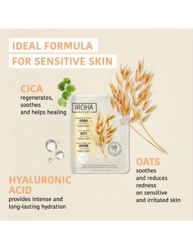 IROHA NATURE Hydra Calm -kasvonaamio...
