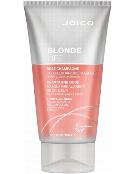 JOICO BLONDE LIFE Väriä Korostava Hiusnaamio - Ruusushamppanja 150ml