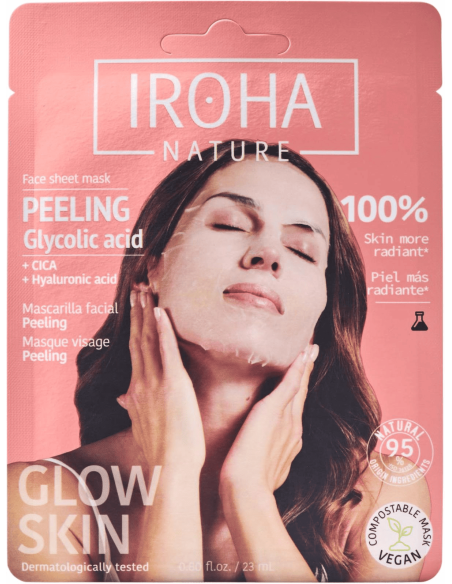 IROHA NATURE Kuorintanaamio glykolihapolla 23ml