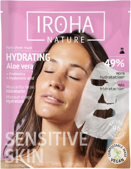 IROHA NATURE Syvästi uudistava ja kosteuttava kasvonaamio 20ml