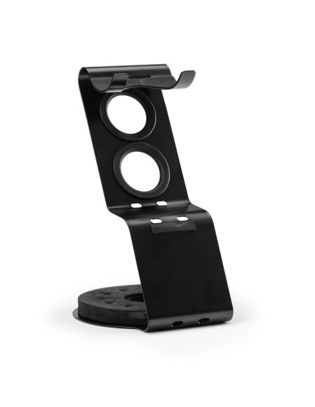 Hiustenkuivaajan ja suuttimen pidike, musta