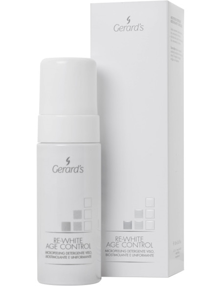 RE-WHITE AGE CONTROL Mikrokuorintavaahto kasvojen puhdistukseen, biostimuloiva 160ml