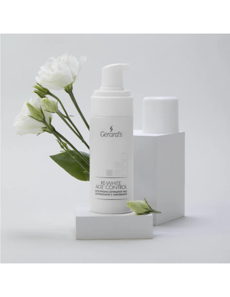 RE-WHITE AGE CONTROL Mikrokuorintavaahto kasvojen puhdistukseen, biostimuloiva 160ml
