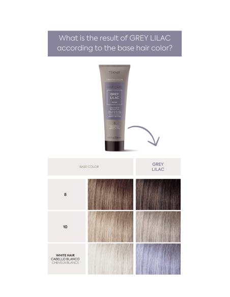 TEKNIA CREATIVE COLOR - HARMAA-LILA Sävytysnaamio 250ml