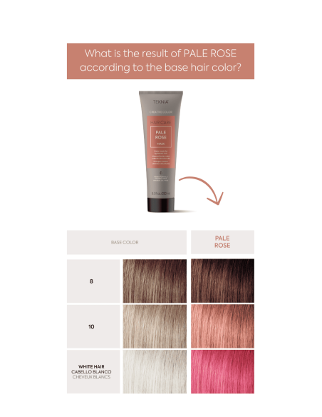 TEKNIA CREATIVE COLOR - VAALEA RUUSUKKA Sävyttävä naamio 250ml