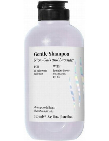 backbar N°03 Hellävarainen shampoo 250ml