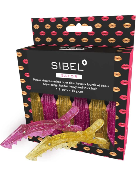 Gator Glossy Lips -klipsit 11 cm, 6 kpl