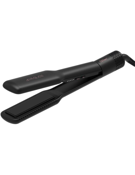AIRGLIDE-hiustensuoristusrauta kylmäilmatekniikalla, keraamisilla levyillä, 4 lämpötila-asetusta, 220 °C