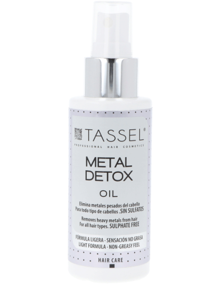 TASSEL METAL DETOX Oil - hiussuihke kemiallisten käsittelyjen jälkeen, uudistava 150ml