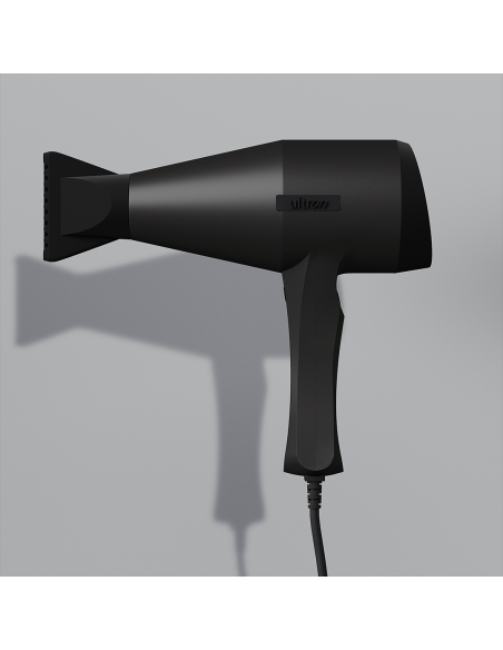 Notus Deluxe -hiustenkuivaaja, tehokas harjaton moottori, 5 nopeutta, 2000 W, 470 g