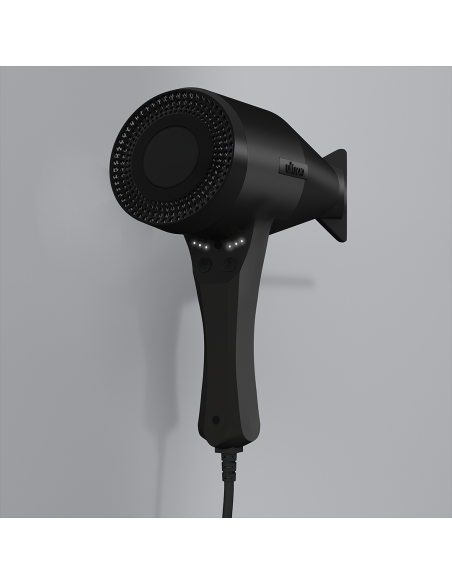 Notus Deluxe -hiustenkuivaaja, tehokas harjaton moottori, 5 nopeutta, 2000 W, 470 g