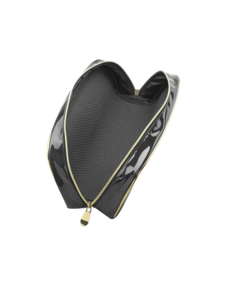 Hiustensuoristusrautaan tarkoitettu kotelo irrotettavalla lämmönkestävällä alustalla (jopa 200 °C)