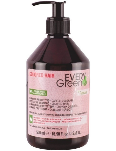 EVERYGreen suojaava shampoo värjätyille hiuksille COLOR, 500 ml