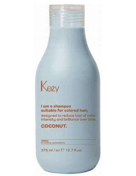 KEZY COCONUT -setti värjätyille ja kuiville hiuksille (shampoo 375ml + hiusnaamio 18-in-one 200ml)
