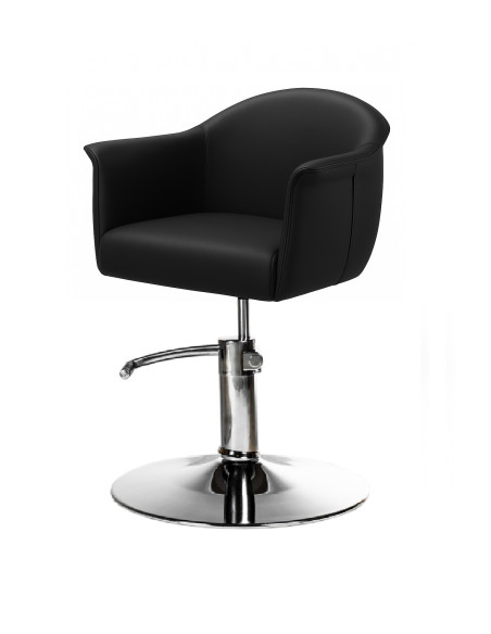 Parturi-kampaajan asiakastuoli Charlotte, musta