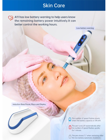 Dr. Pen Mikroneulauslaite Dermapen A11 Ultima PRO, paristolla