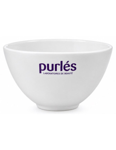 Purlés kosmetologin kulho Purlés-logolla