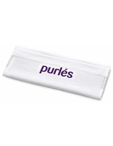 Purlés pyyhe Purlés-logolla, 50 × 100 cm