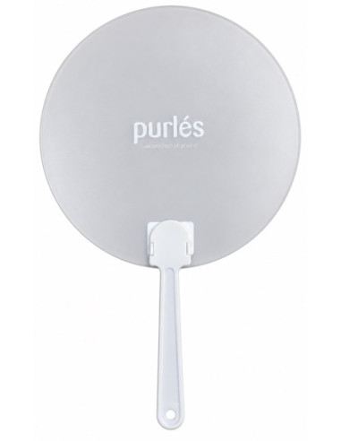 Purlés kosmetiikkaviuhka Purlés-logolla