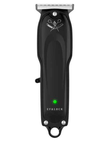 Efalock CLASSIC STYLE -rajatrimmeri, musta, ZERO-terä 0,0–0,3 mm:n leikkaukseen