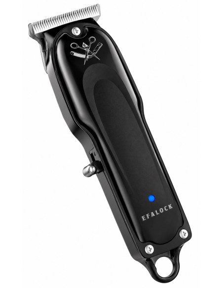 Efalock CLASSIC STYLE -rajatrimmeri, musta, ZERO-terä 0,0–0,3 mm:n leikkaukseen