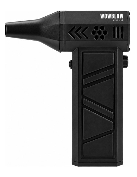 Efalock WOWBLOW MINI-JET -kylmäilmapuhallin tarkkuustyöhön, musta, AirTouch-tekniikkaan, 15 puhallusnopeutta