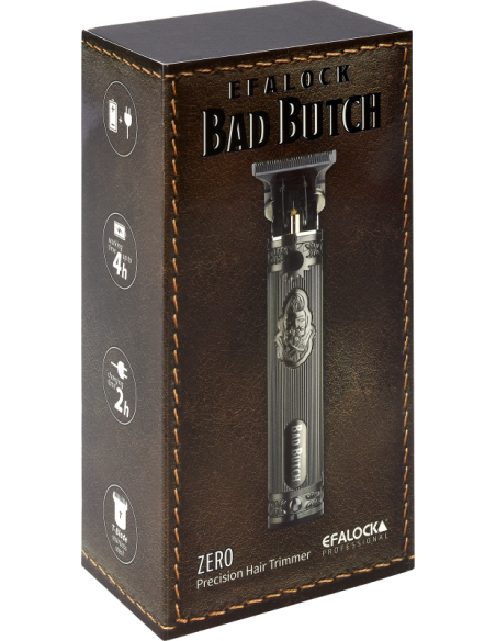 Efalock BAD BUTCH -tarkkuustrimmeri, pronssinvärinen, 37 mm:n T-terä tarkkaan rajaukseen