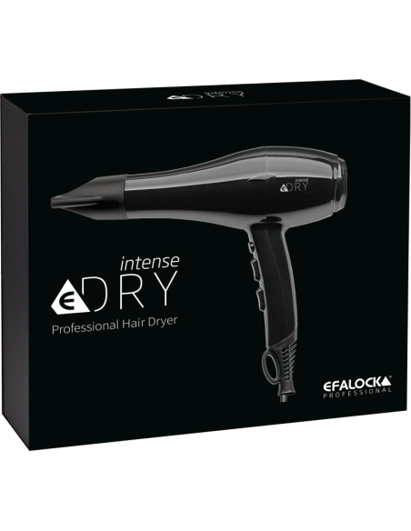 Efalock eDRY intense -hiustenkuivaaja, 2000 W, AC-moottori ja 2 keskityssuutinta