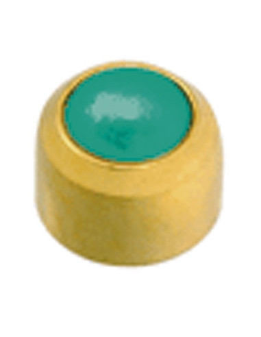 24 karaatin Z-turkoosi, korvakorut,...