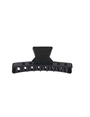 Clip-brackets, plastic, black, 8.2cm, 6pcs.