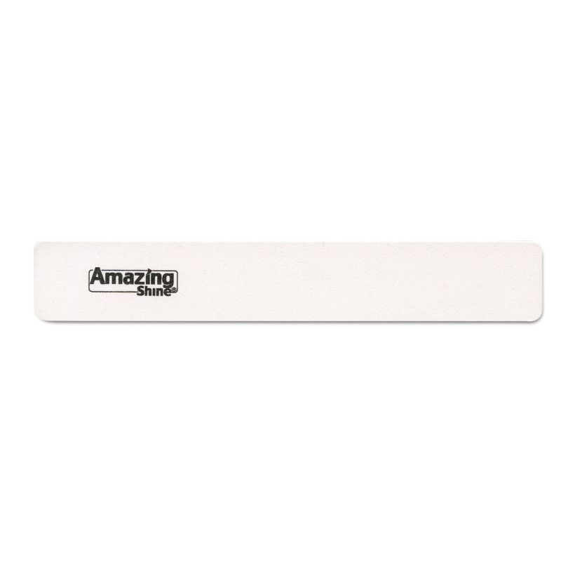 Nail file, 100/100, white, white center Jumbo White, 1 pc.