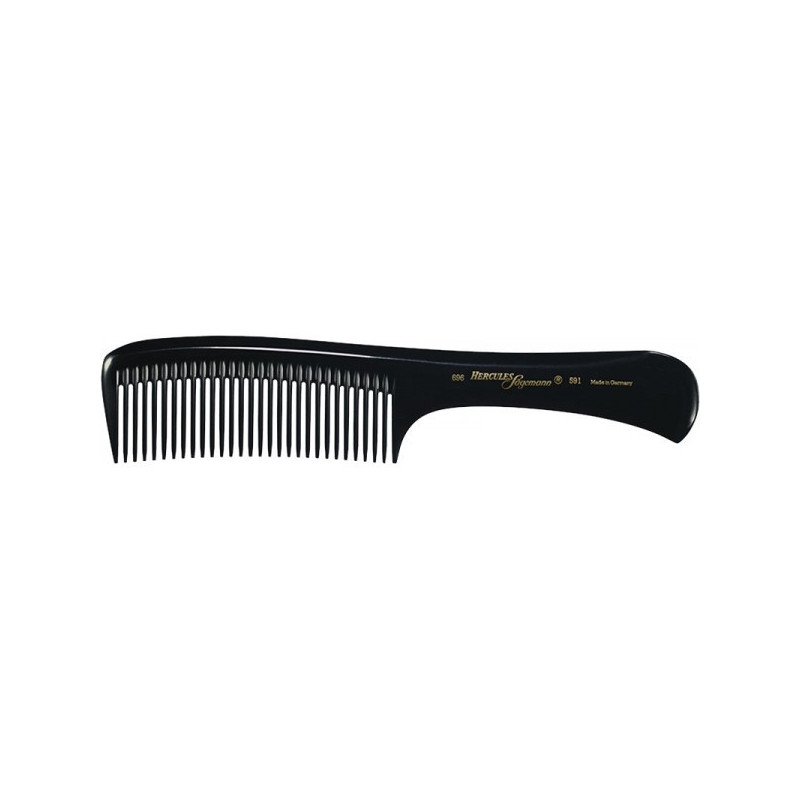 Comb № 696W-591W|Ebonite 22.9 cm|For hair technique