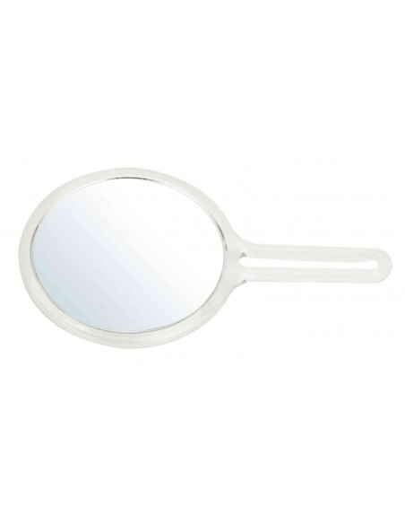 Peili, jossa 3-kertainen suurennus, kaksipuolinen, kahvalla, 14,7 cm