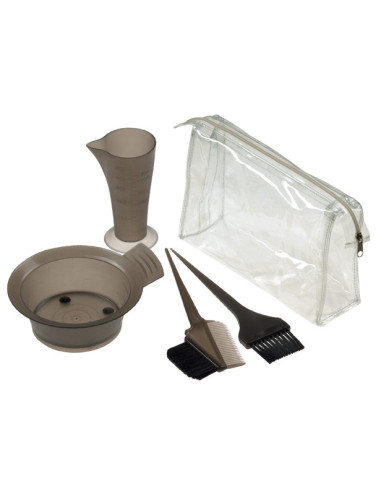 Hiusten värjäyssetti, musta, 5...