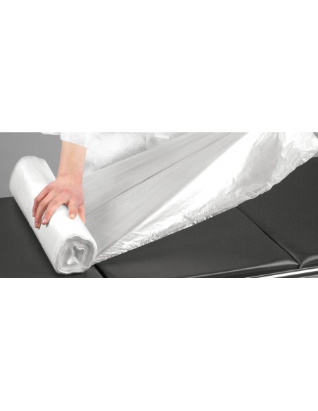 Vuodesohvan päällinen rullassa, polyeteeniä, 170 cm * 100 m, 50 kpl.
