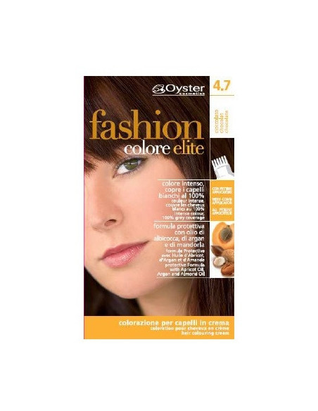 FASHION ELITE hiusväri 4.7, suklaa 50ml+50ml+15ml