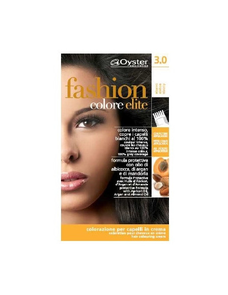 FASHION ELITE hiusväri 3.0, tummanruskea 50ml+50ml+15ml