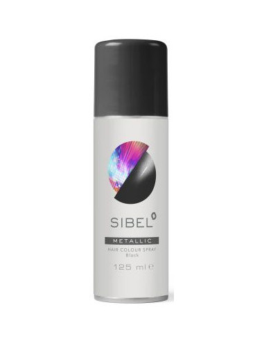 Hair color spray, metal black, 125ml