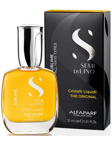 Semi Di Lino SUBLIME CRISTALLI LIQUIDI spīdumu piešķirošs serums visiem matu tipiem, 30ml