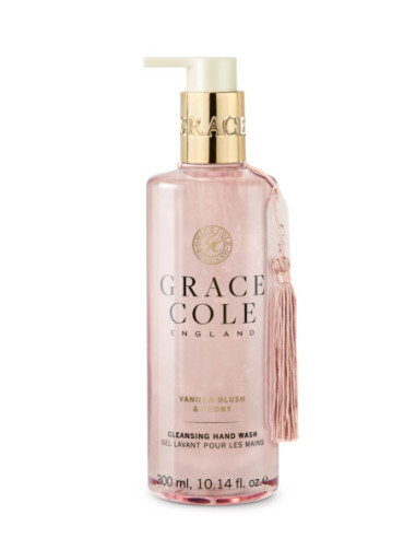 GRACE COLE Šķidrās ziepes (Sārtā Vaniļa/Peonija) 300ml