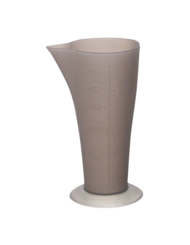 Mittakuppi, muovia, läpinäkyvä-musta...