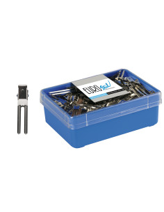 Metalliset klipsit...