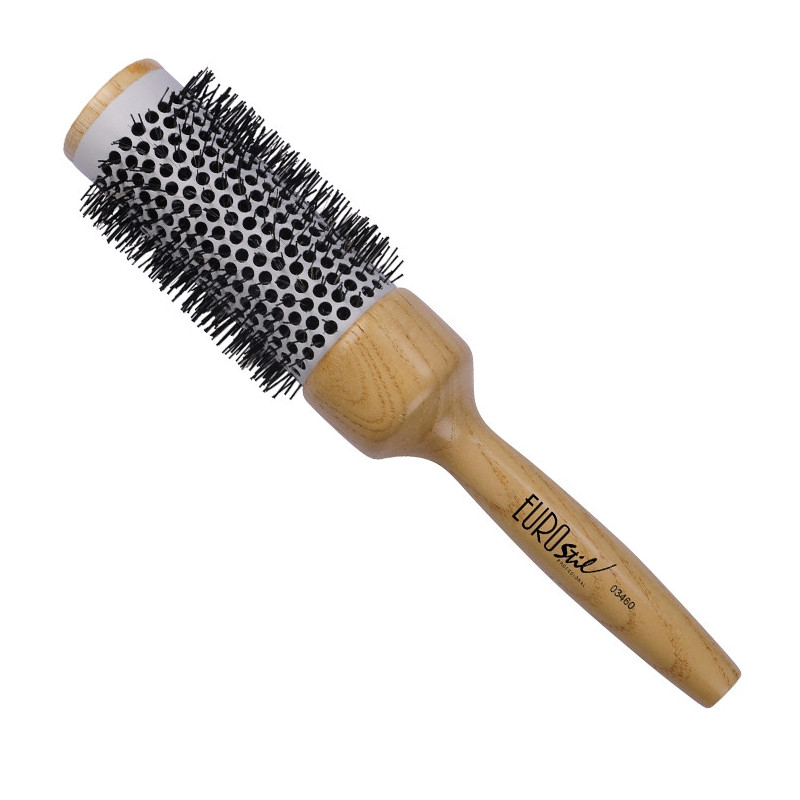 Thermal brush EUROSTIL, ceramic, wooden,Ø44mm