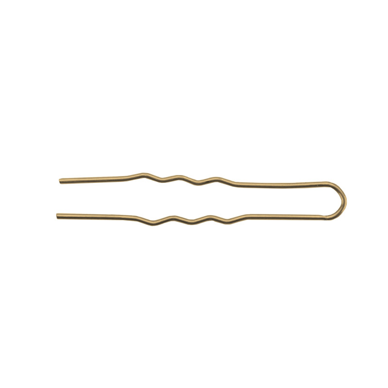 Bobby pins, 40mm, wavy, bronze 500 pieces