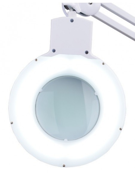 Suurennuslamppu, pöytäkiinnitteinen, LED, 5 diopteria