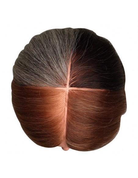 MUNEKININ PÄÄN VÄRIT, 4 väriä, 100 % luonnonhiukset, 15-25 cm